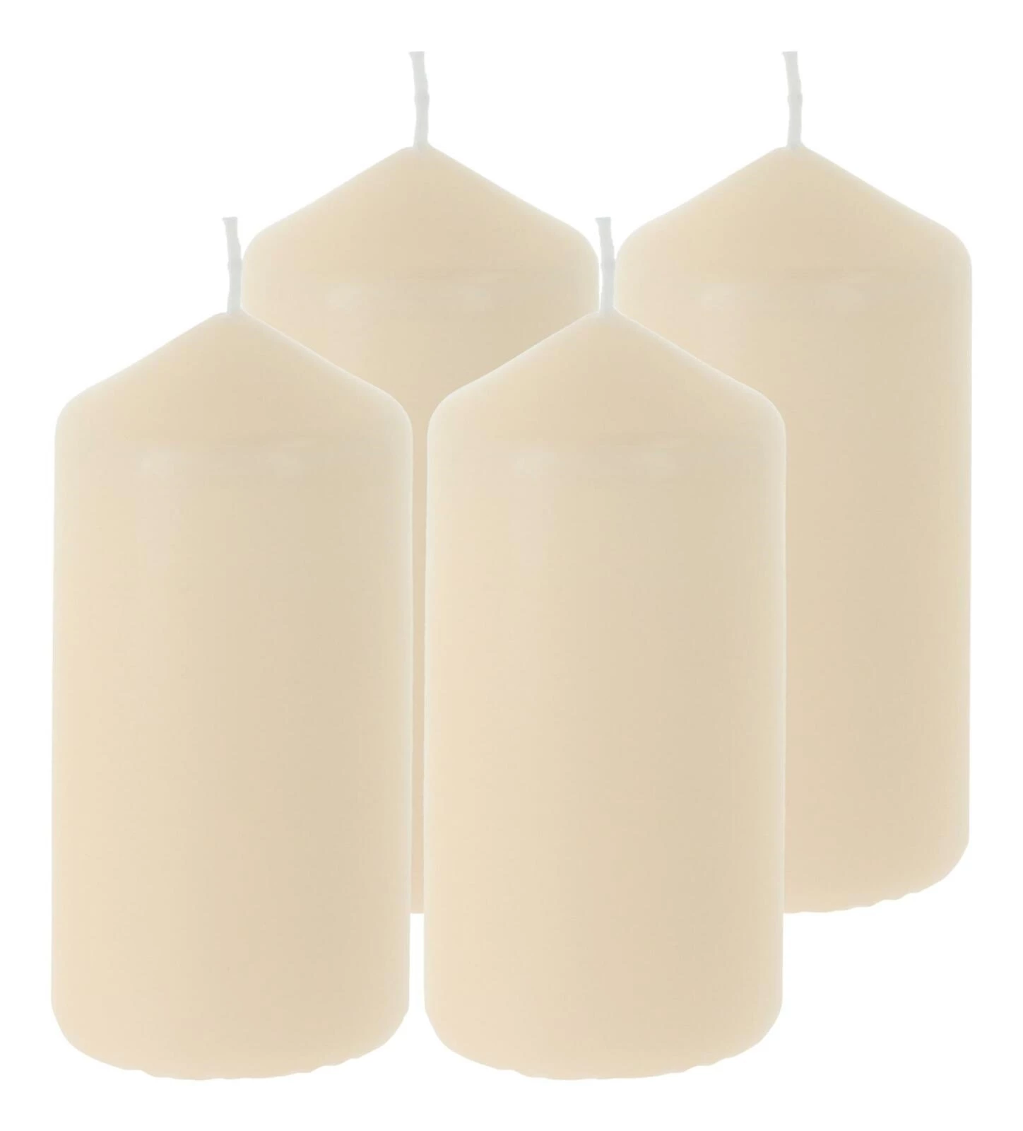 Zylinderkerze champagner 5 × 10 cm