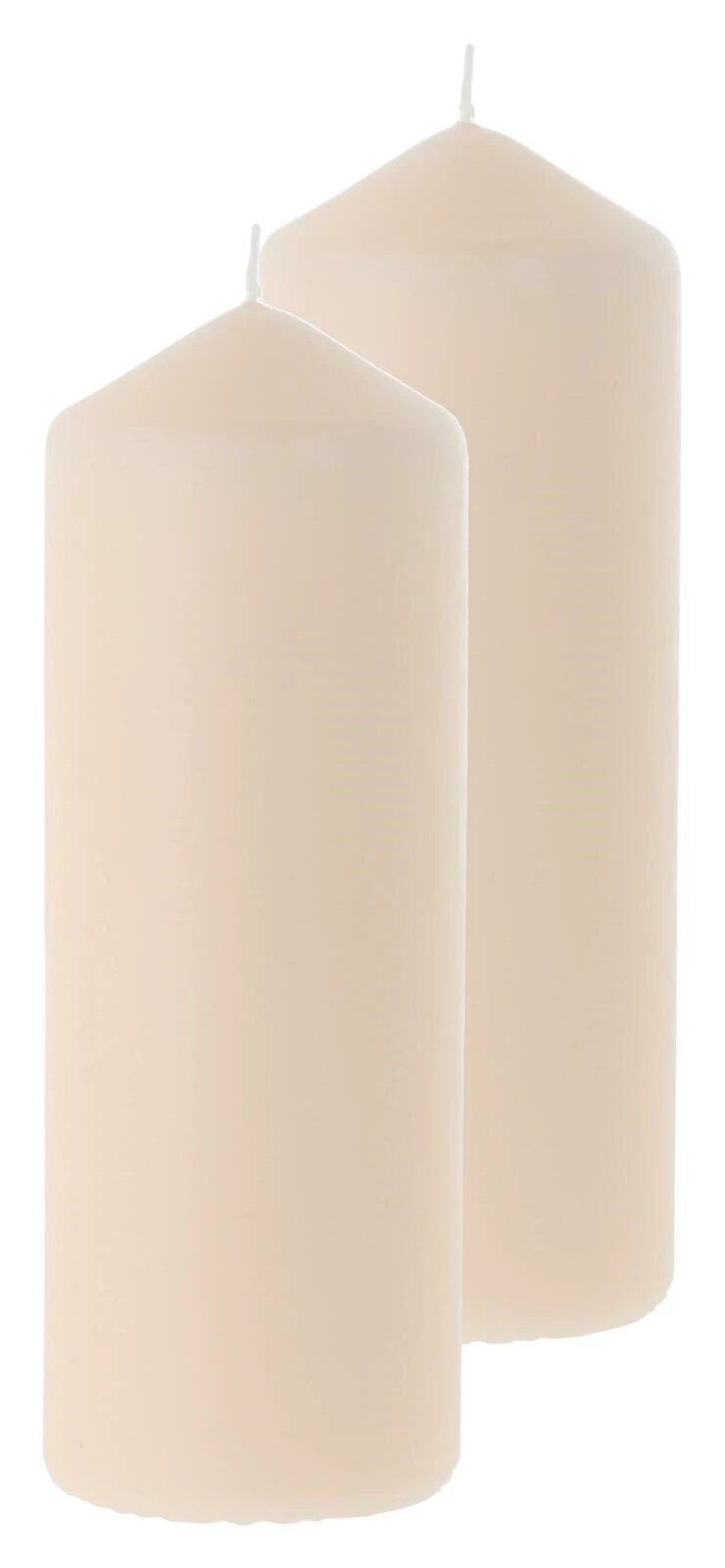 Zylinderkerze champagner 70×200mm