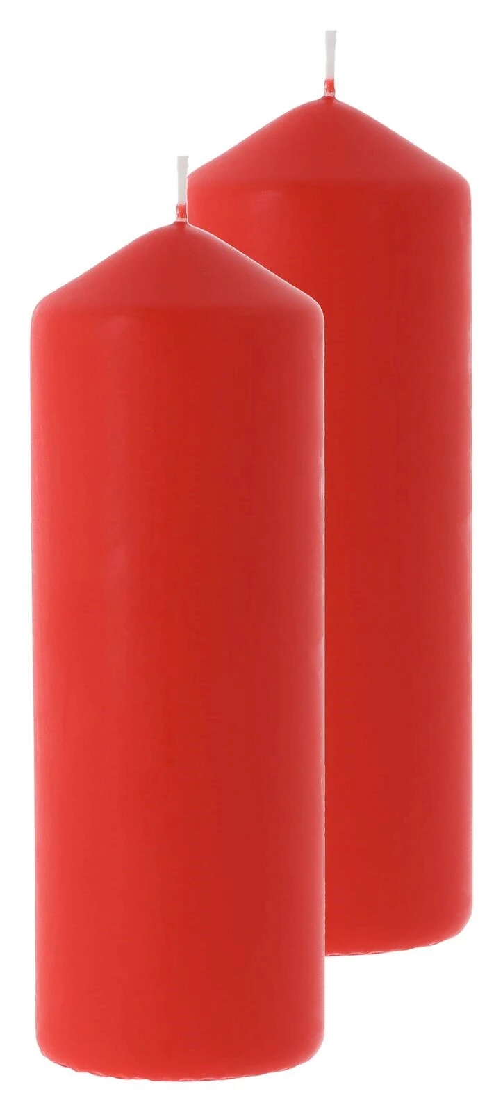 Zylinderkerze rot 70×200mm