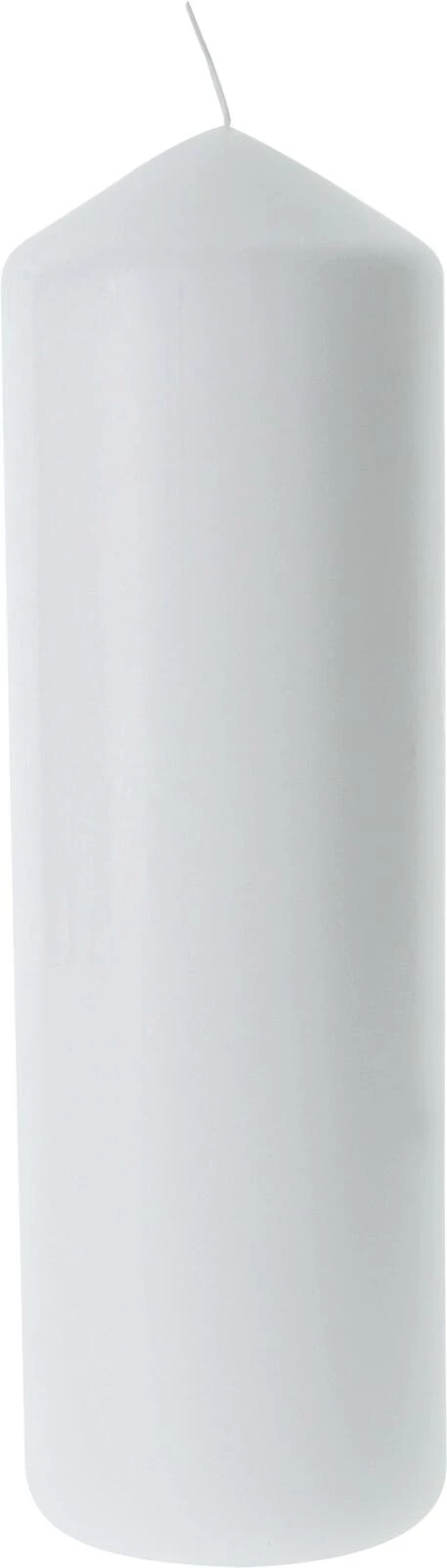 Zylinderkerze weiss 8 × 25 cm