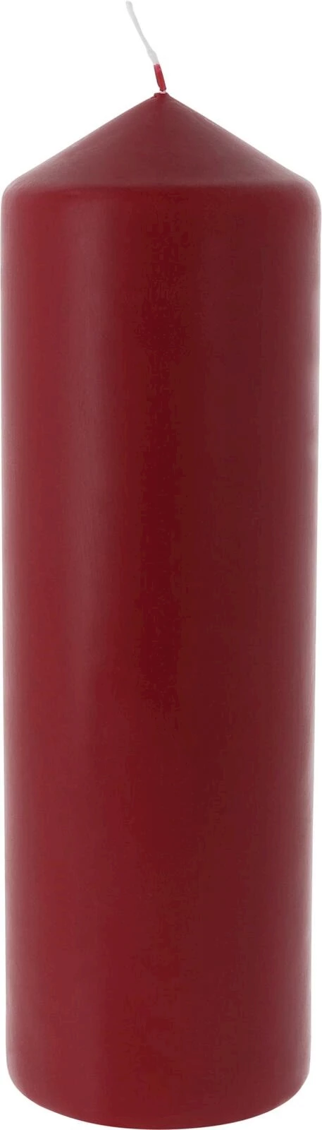 Zylinderkerze antikrot 8 × 25 cm