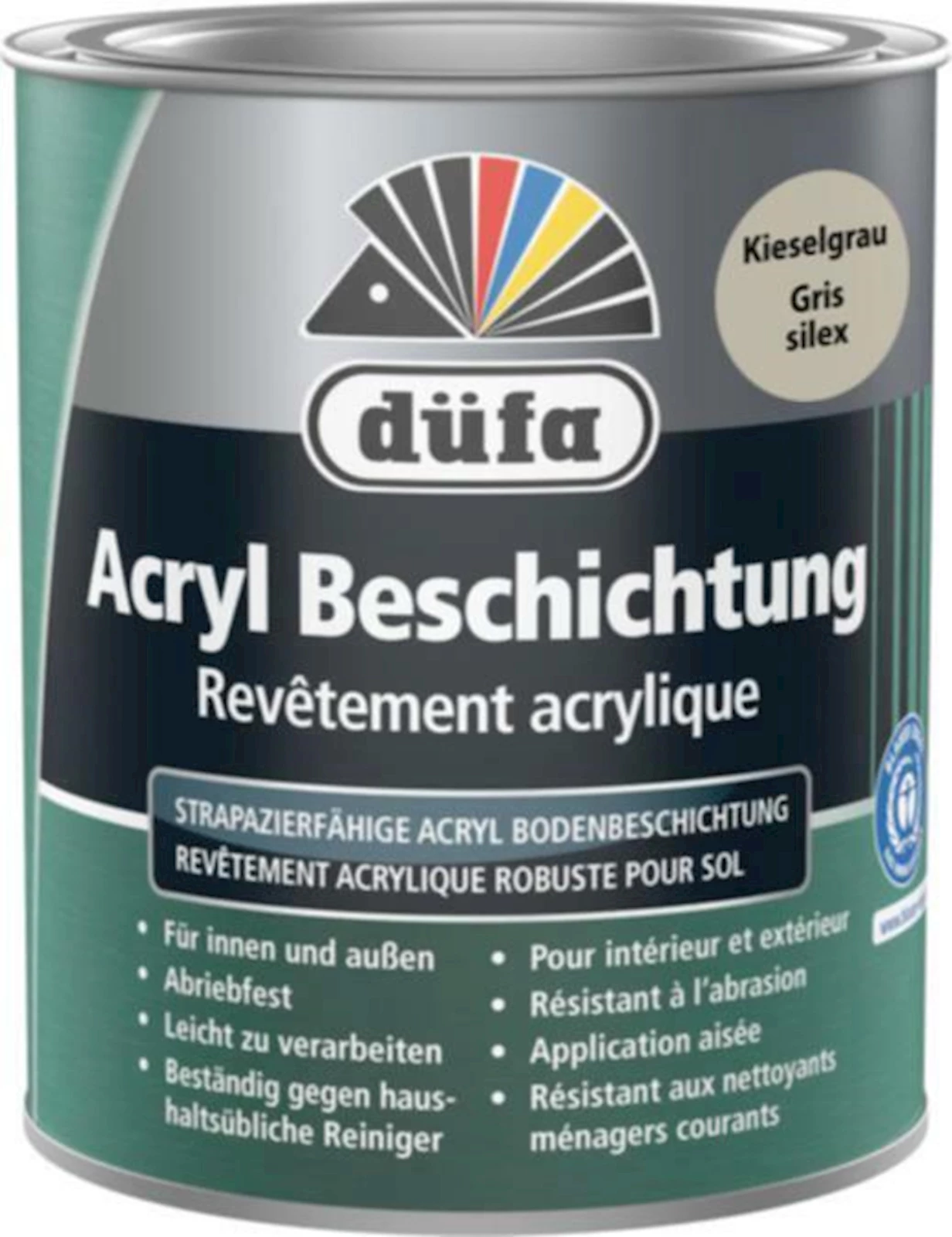 Acryl. Peinture sol gris silex 750 ml