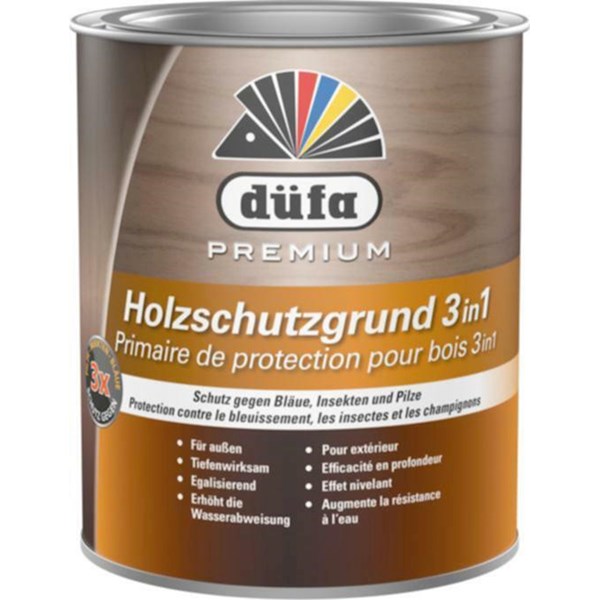 Holzschutzgrundierung farblos 750 ml