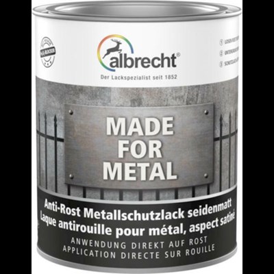 Metallschutzlack schwarz matt 750 ml