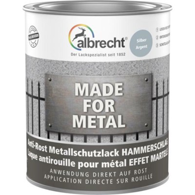 Hammerschlag-Lack silber 750 ml