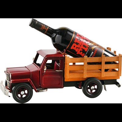 Pick up truck avec du vin
