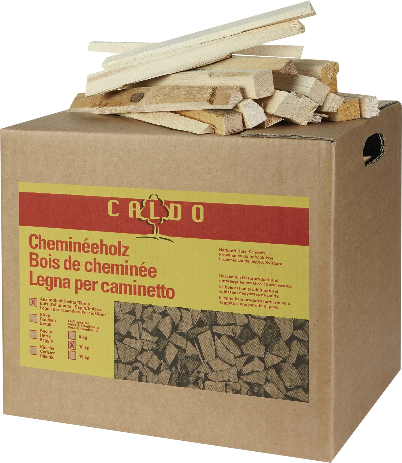 Anfeuerholz Caldo 10 kg