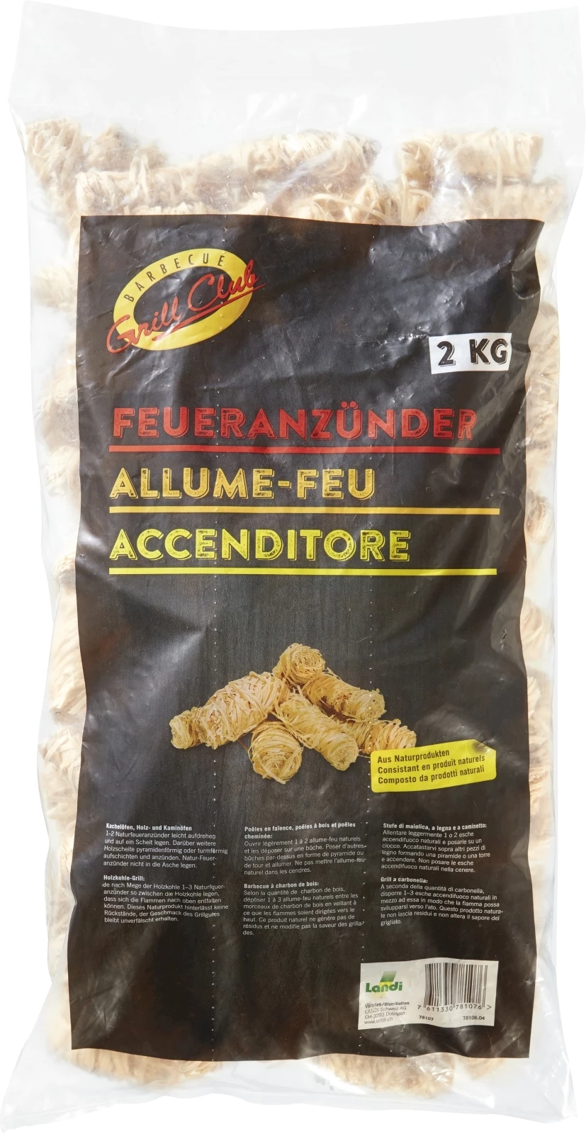 Anzünder Grill Club 2 kg