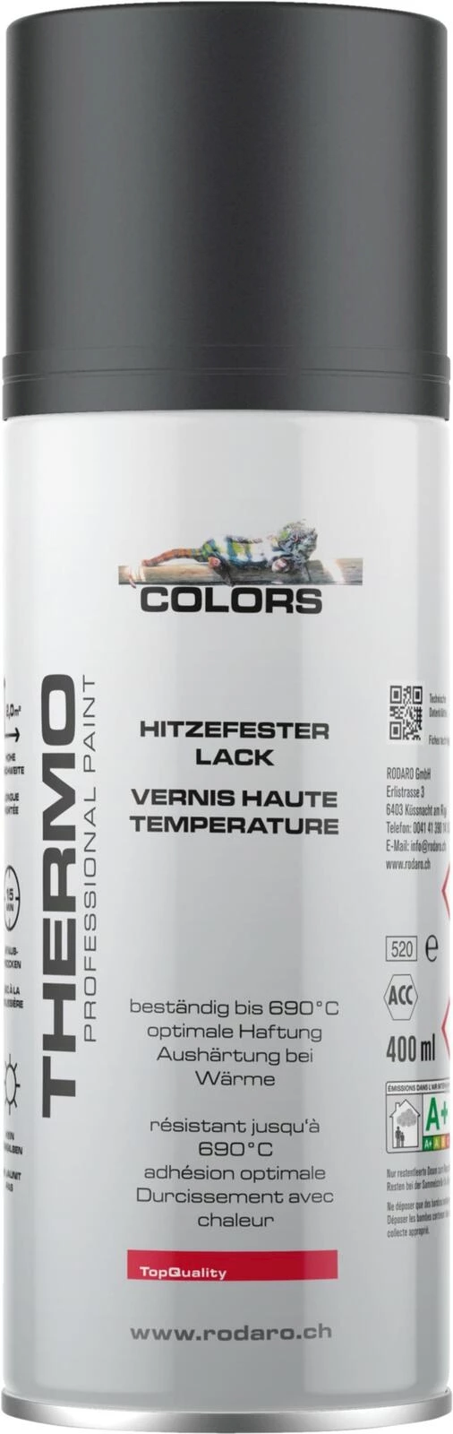 Hitzefest-Spray schwarz 400 ml