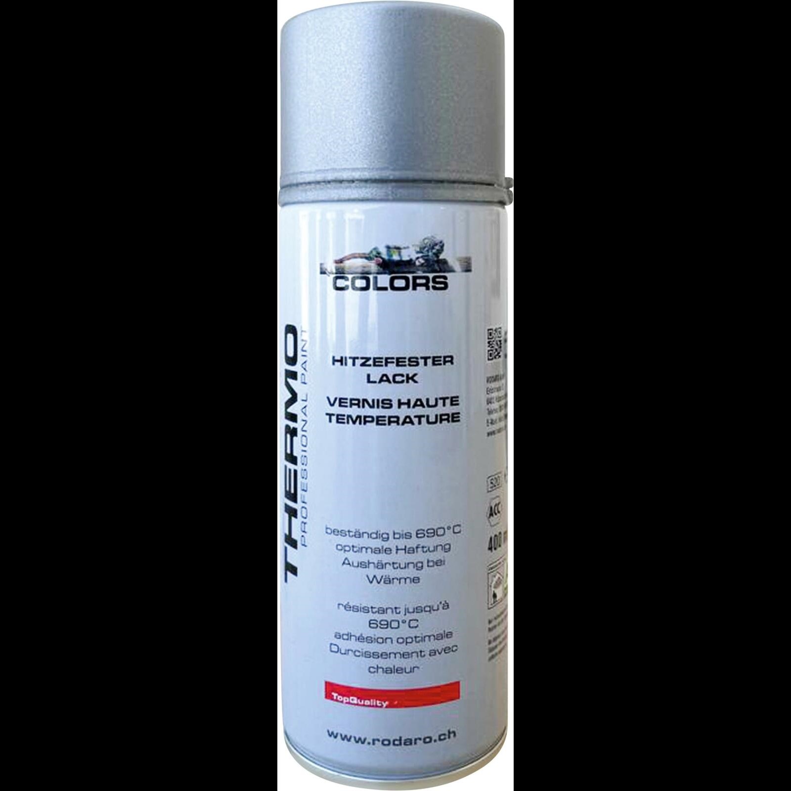 Spray-Haute Temperatur argent 400 ml Acheter - Sprays de peinture - LANDI