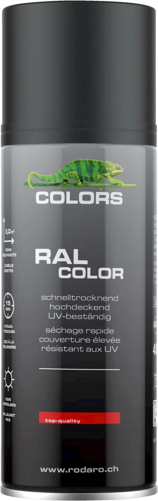 Spraylack schwarz matt 400 ml