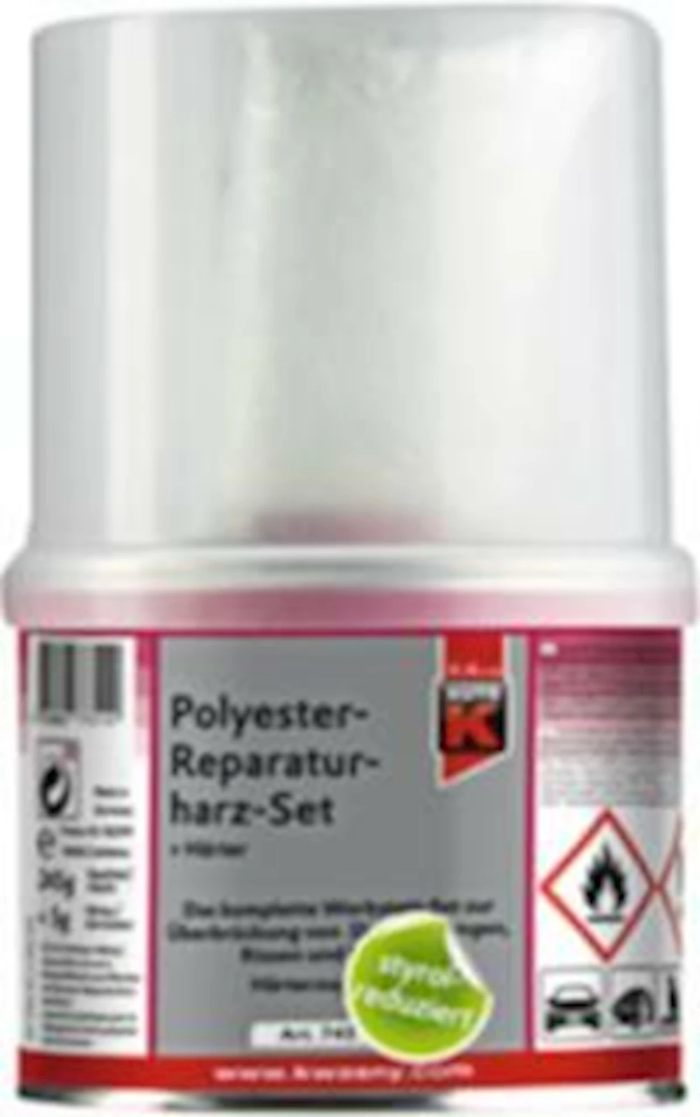 Kit de réparation polyester 250 g