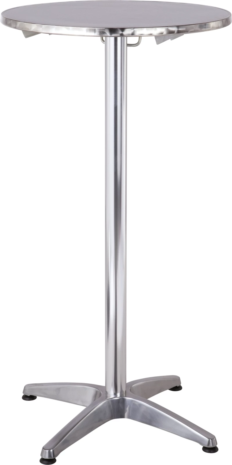 Stehtisch Alu rund 115 × 60 cm