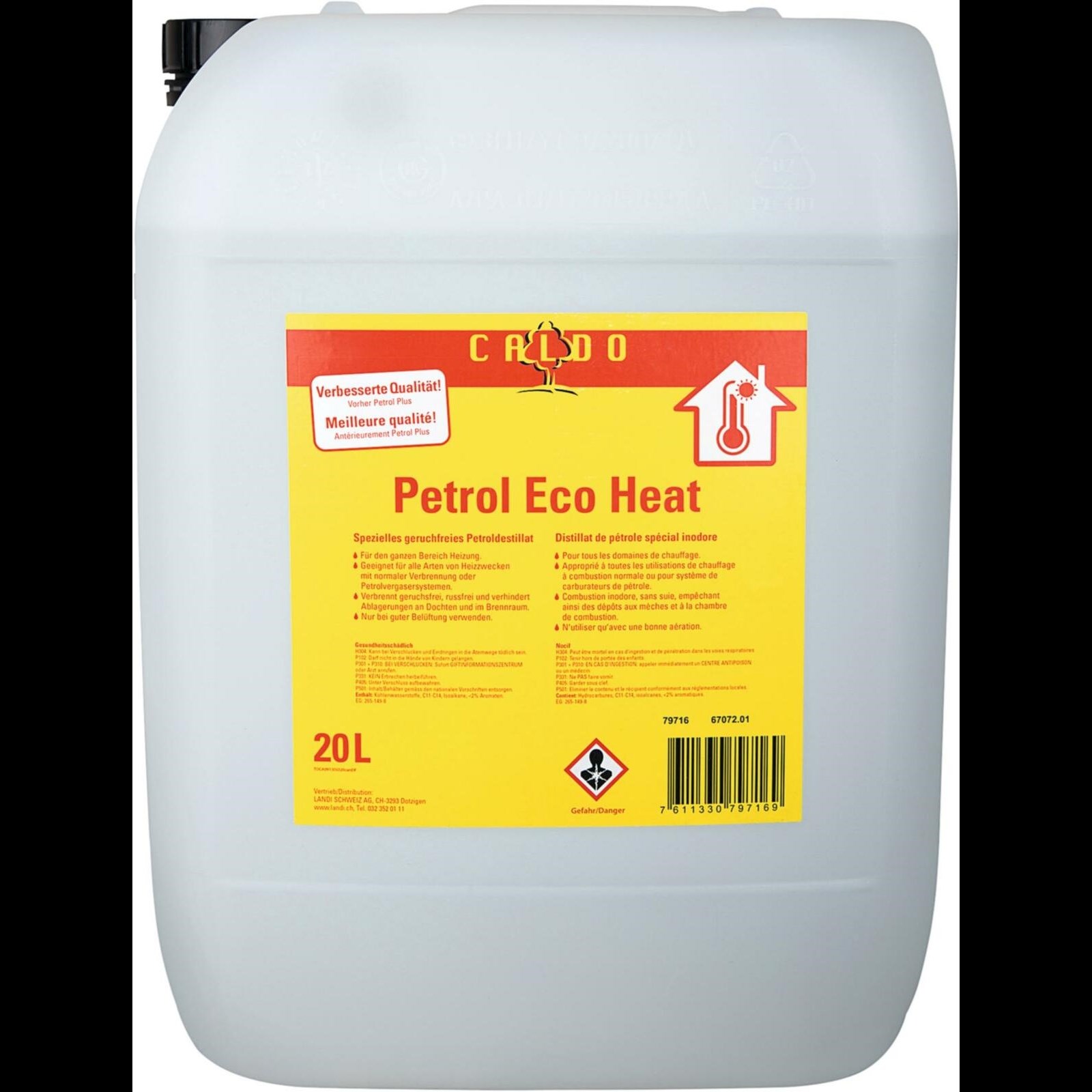 Petrol Eco Heat 20 l kaufen - Flüssigbrennstoffe - LANDI