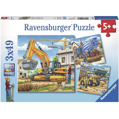 Puzzle assortiert 3 × 49 Stück