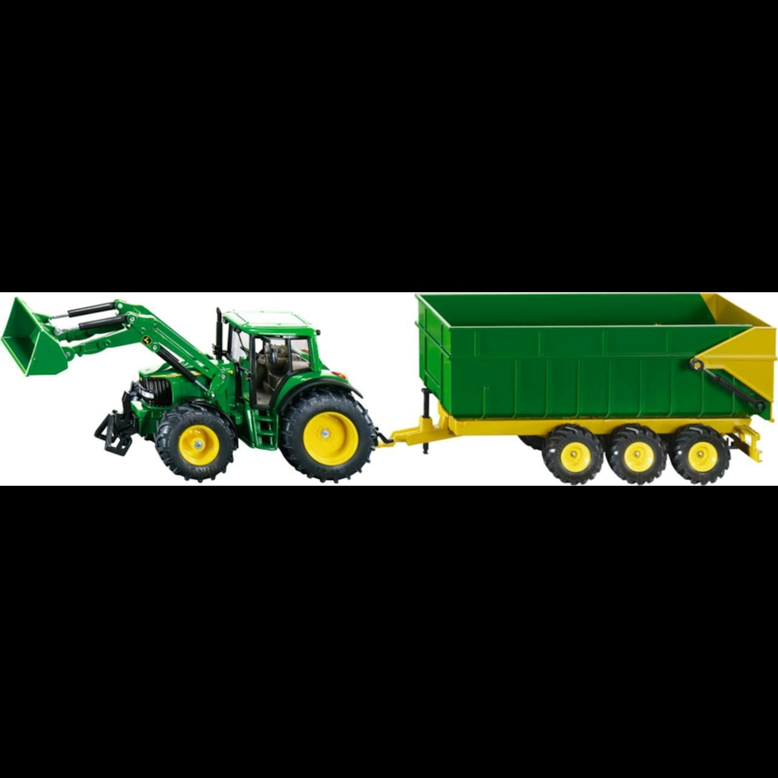 Achat Tracteur à commande électrique avec remorque - vert en gros