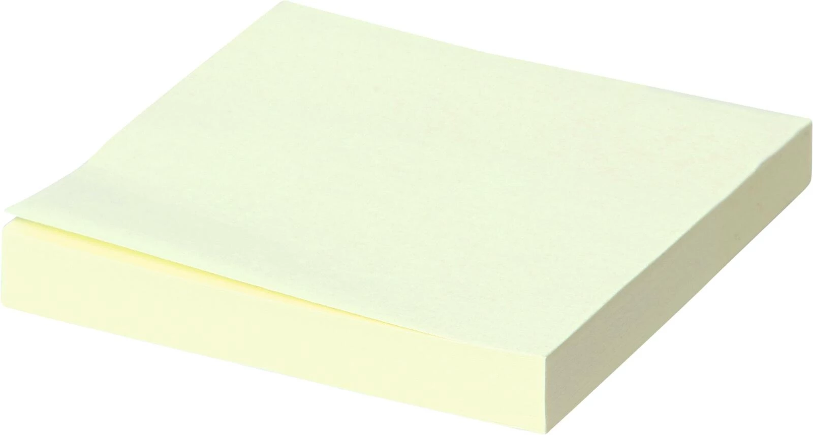Papier adhésif jaune 75 × 75 mm
