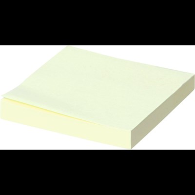 Papier adhésif jaune 75 × 75 mm