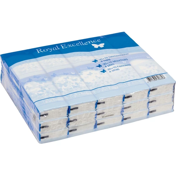 Mouchoirs Interfold 100% cellulose - 3 plis - 42 x 22 cm - 2000 pièces Mouchoirs Interfold 100% cellulose - 3 plis - 42 x 22 cm - 2000 pièces