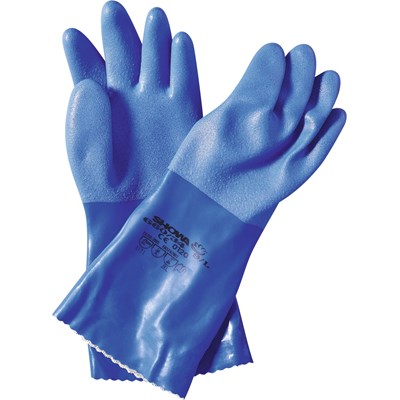 Handschuh Showa blau 36 cm, XL