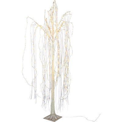 Lichterkettenbaum 180 cm weiss