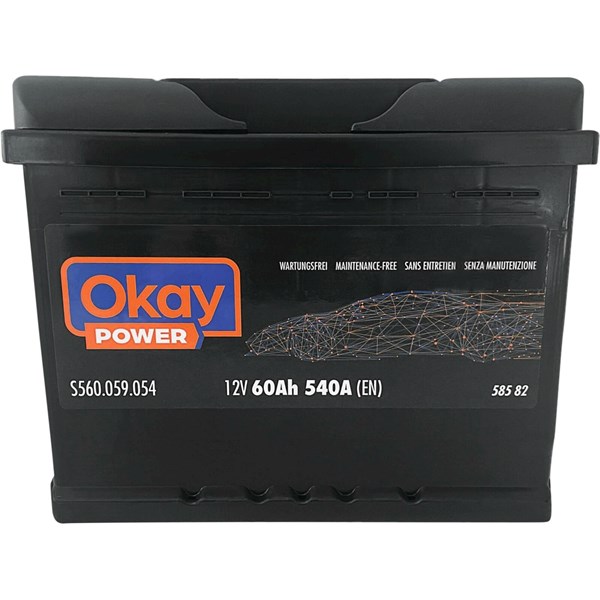 Starterbatterie OKAY Power 60Ah/540A
