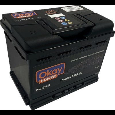 Starterbatterie OKAY Power 60Ah/540A