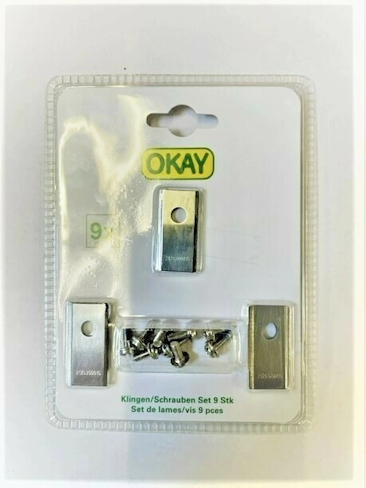 Klingen/Schrauben Set 9 Stk.