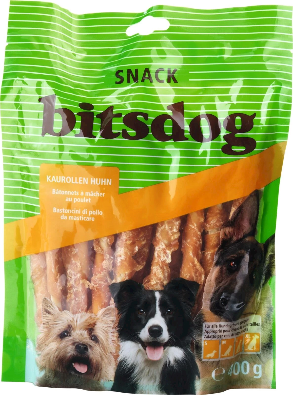 Hundesnack Kaurollen Huhn 400 g