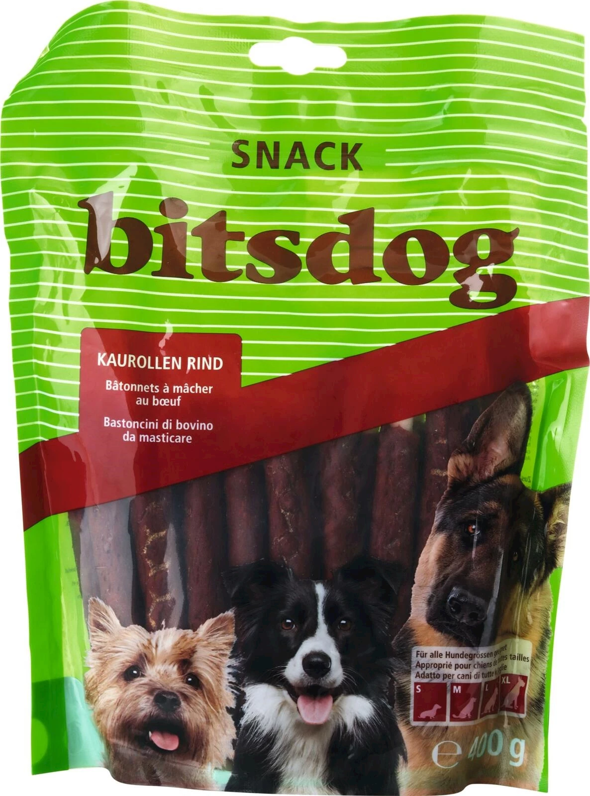Hundesnack Kaurollen Rind 400 g
