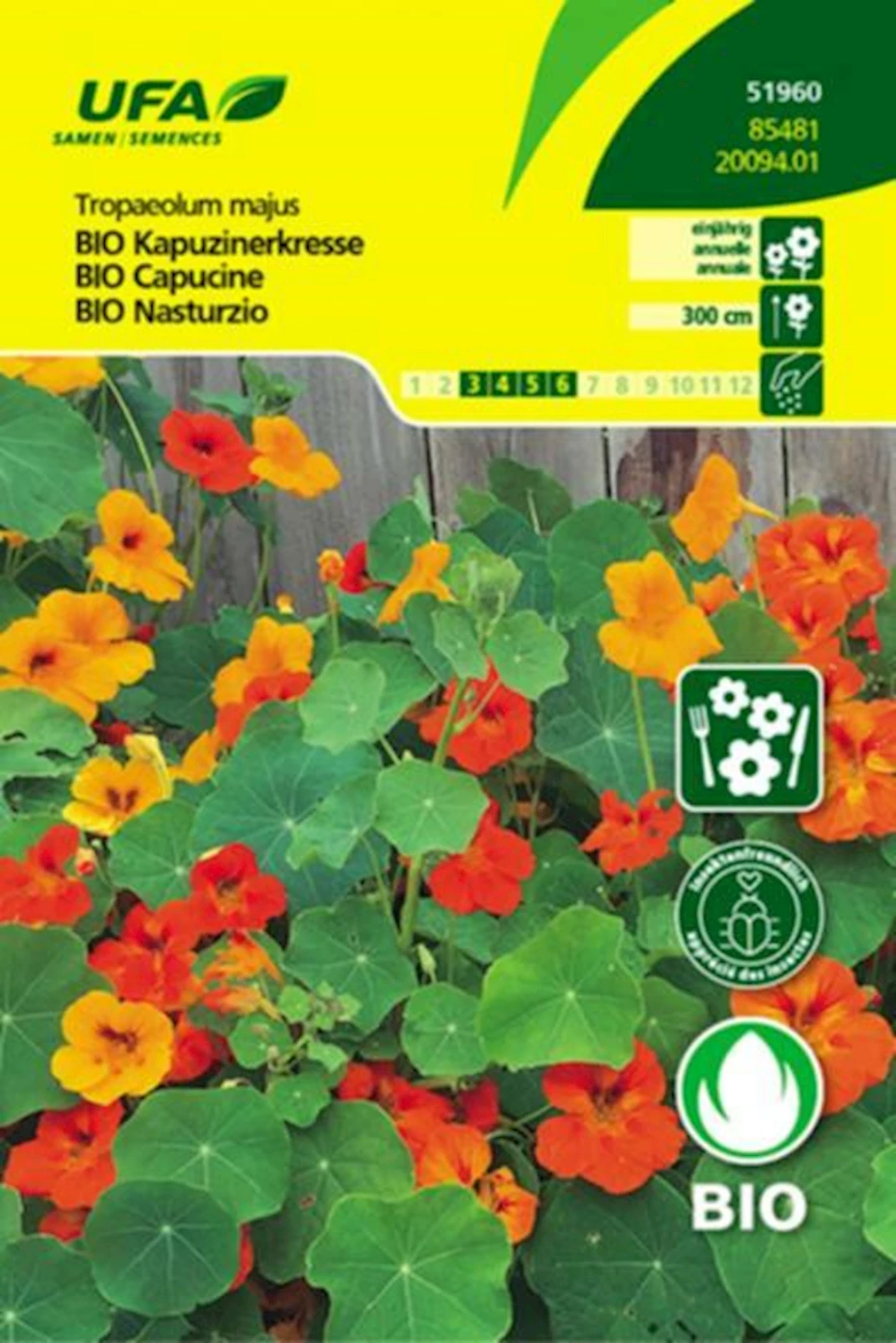 Kapuzinerkressse BIO-K UFA