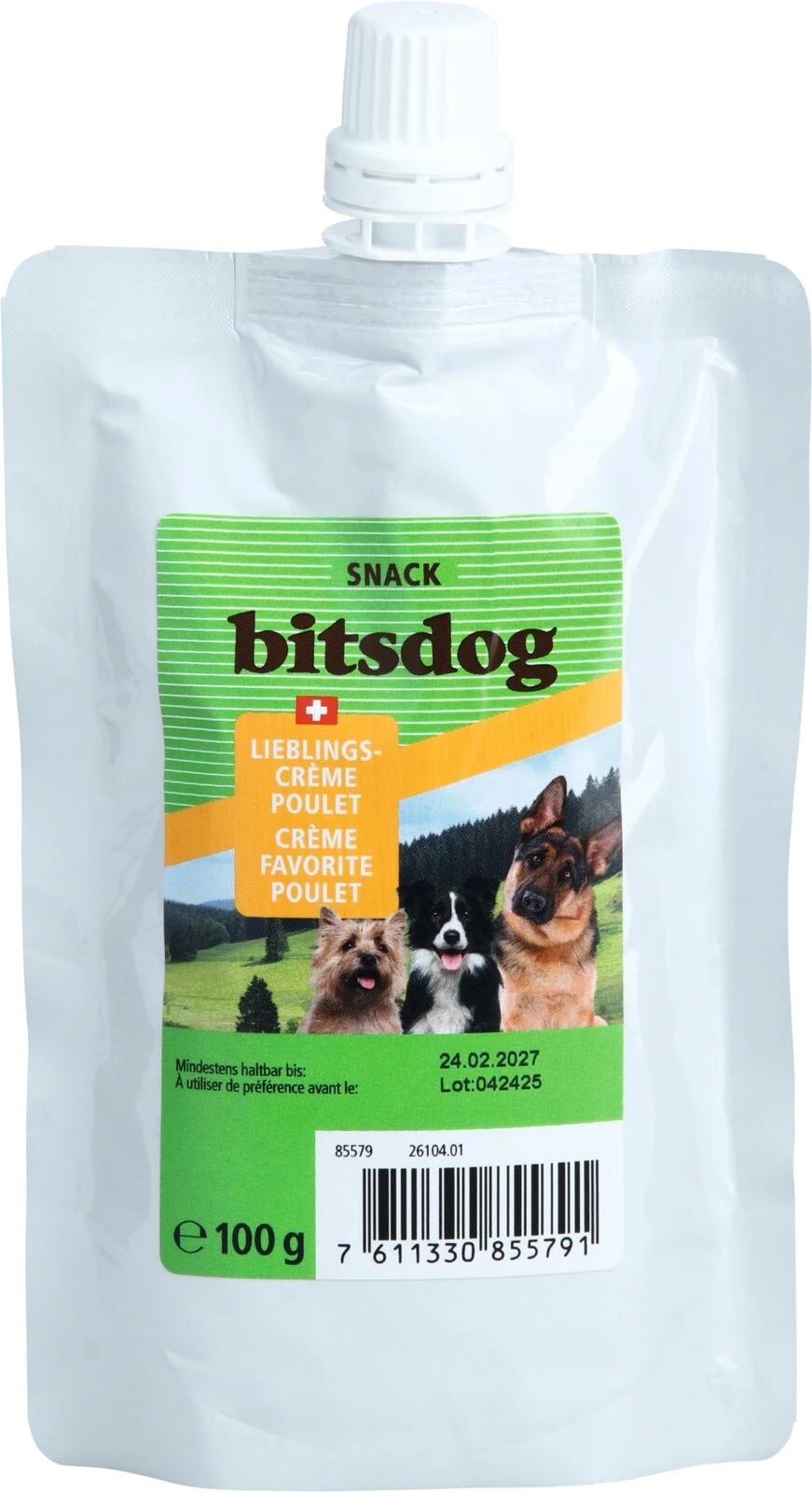 Lieblingscreme Poulet bitsdog 100 g
