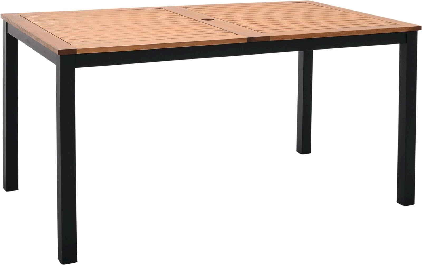 Table bois/ alu 140cm