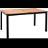 Table bois/ alu 140cm
