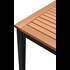 Tisch Holz/Alu 140cm