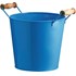 Pot avec anse bleu 28x23 cm