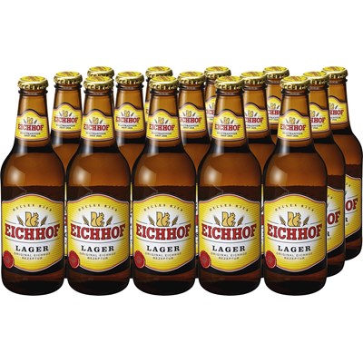 Lagerbier Eichhof hell 15 × 33 cl