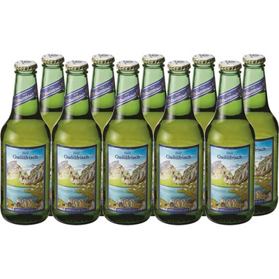 Bier Quöllfrisch 10 × 33 cl