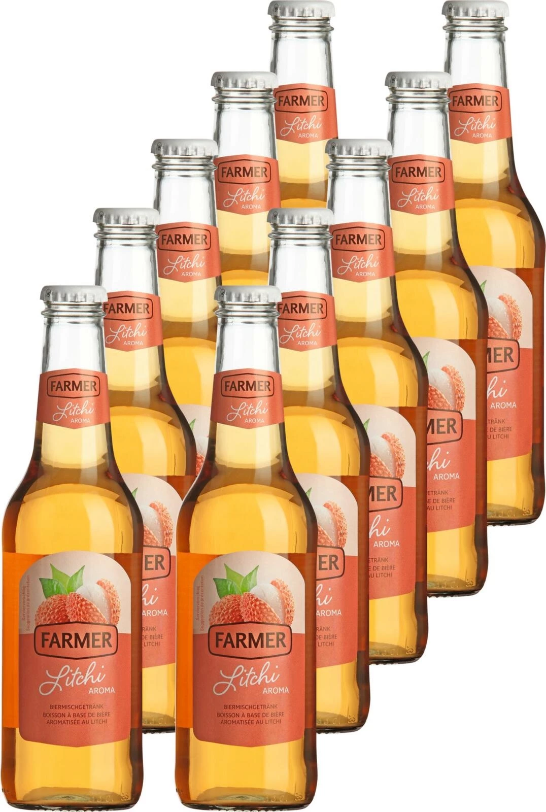 Bier Farmer Litchi 10 × 33 cl
