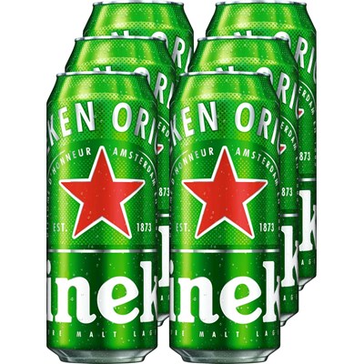 Bière Heineken boîte 6 × 50 cl
