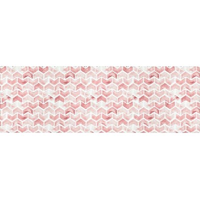 Teppichläufer rosa 50 x 150 cm