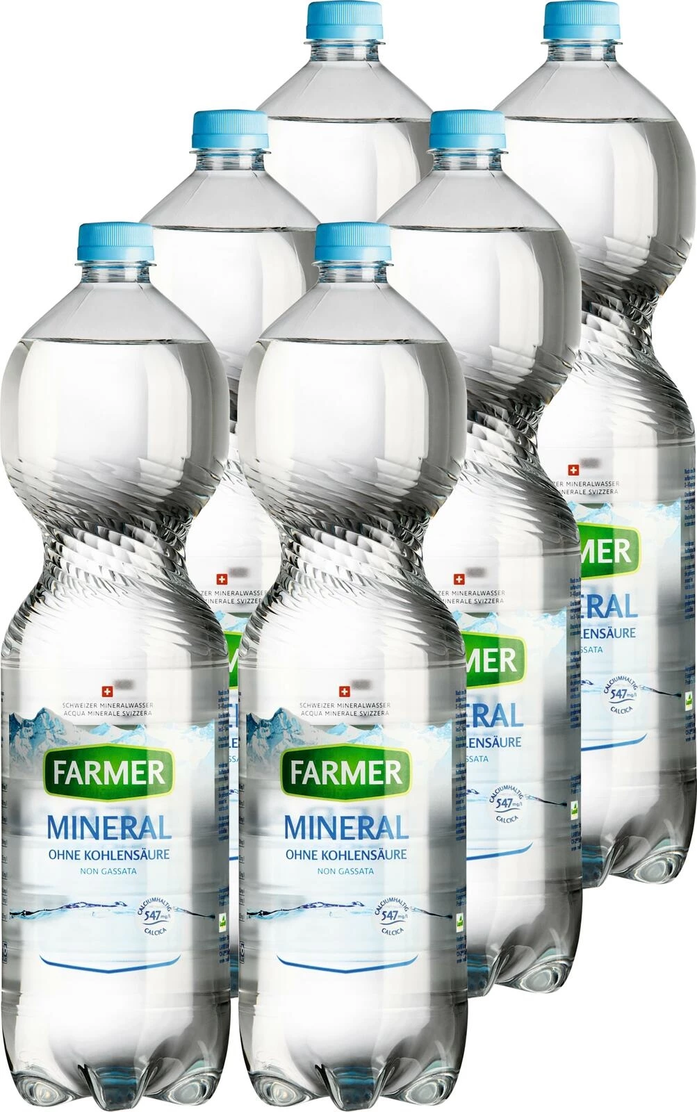 Mineralwasser Farmer blau 6×150cl