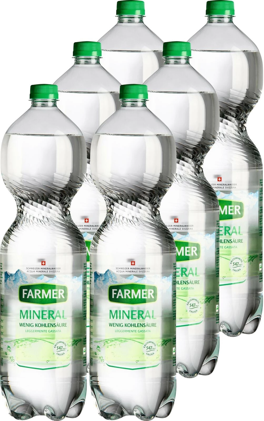Mineralwasser Farmer grün 6×150cl