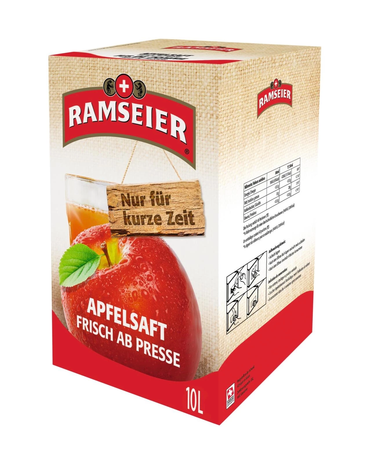 Apfelsaft Rams. ab Presse 10 l