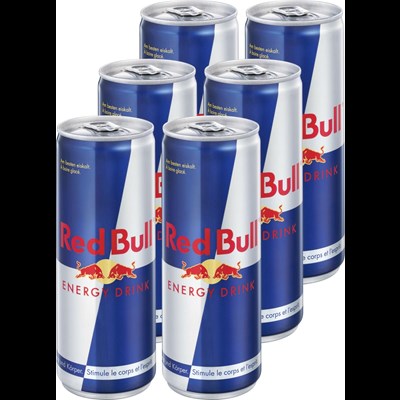 Energy Drink Red Bull boîte 6×25cl