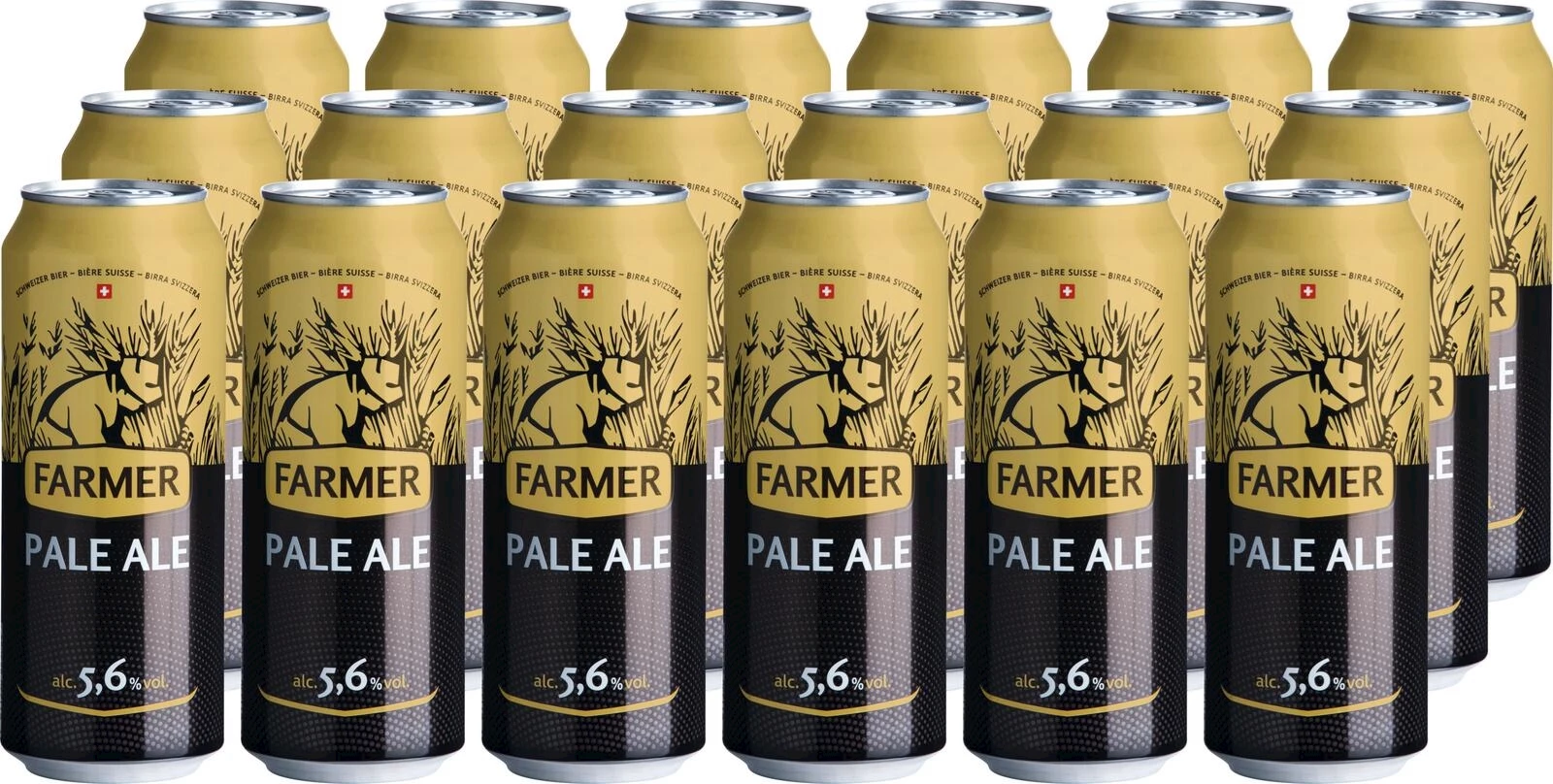 Bier Pale Ale Farmer Dose 18 × 50 cl