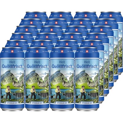 Bière Quöllfrisch boite 24 × 50 cl