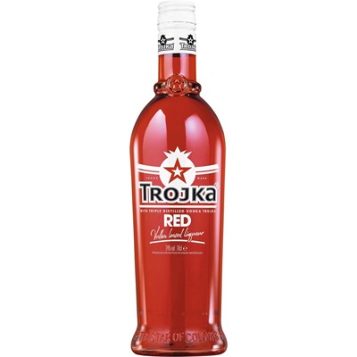 Vodka Liqueur Trojka Red 24% 70 cl