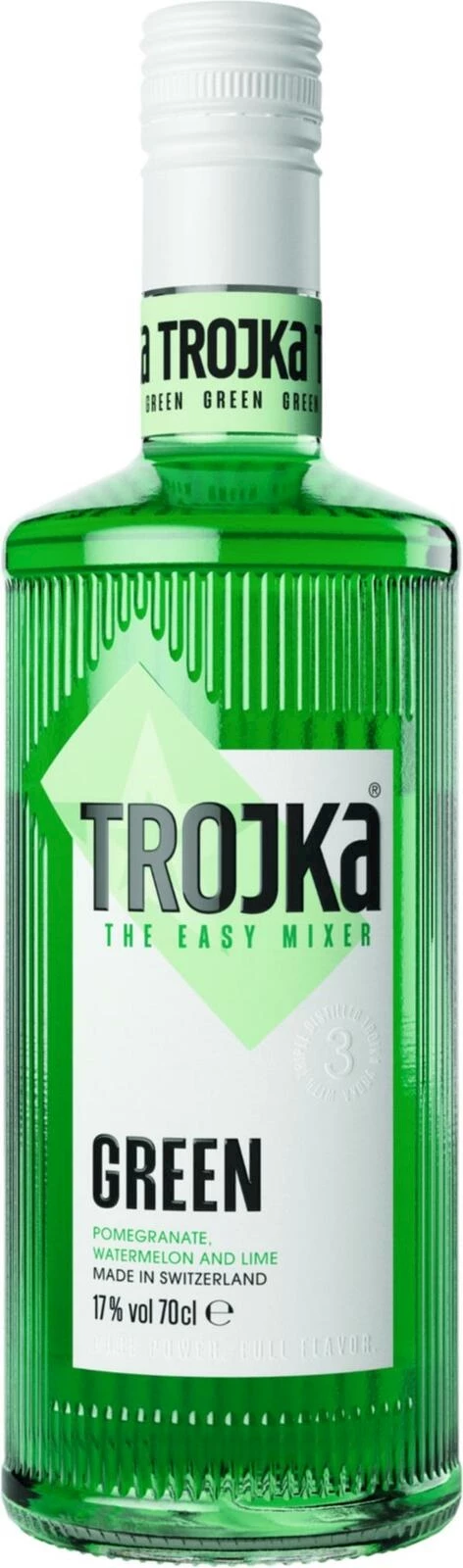 Vodka Likör Trojka Green 17% 70cl