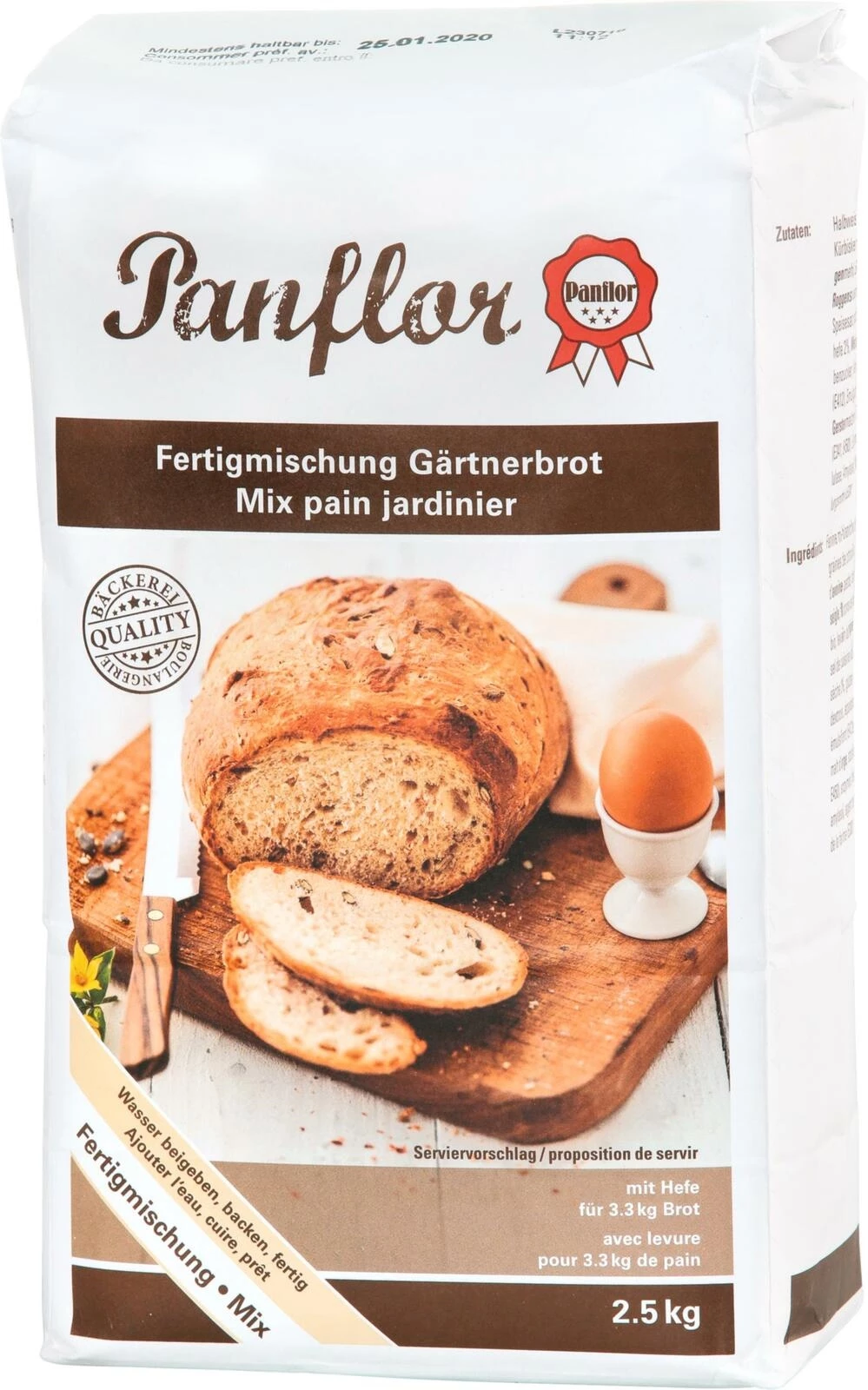 Fertigmix Gärtnerbrot 2,5 kg